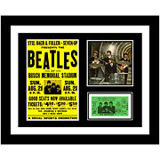Beatles Live in St. Louis 1966 Framed Presentation